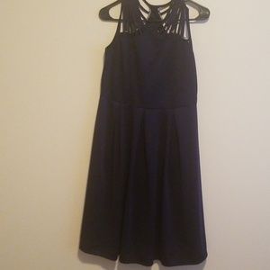 Dark blue dress